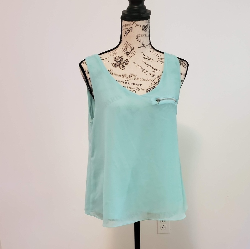 Chic sheer top